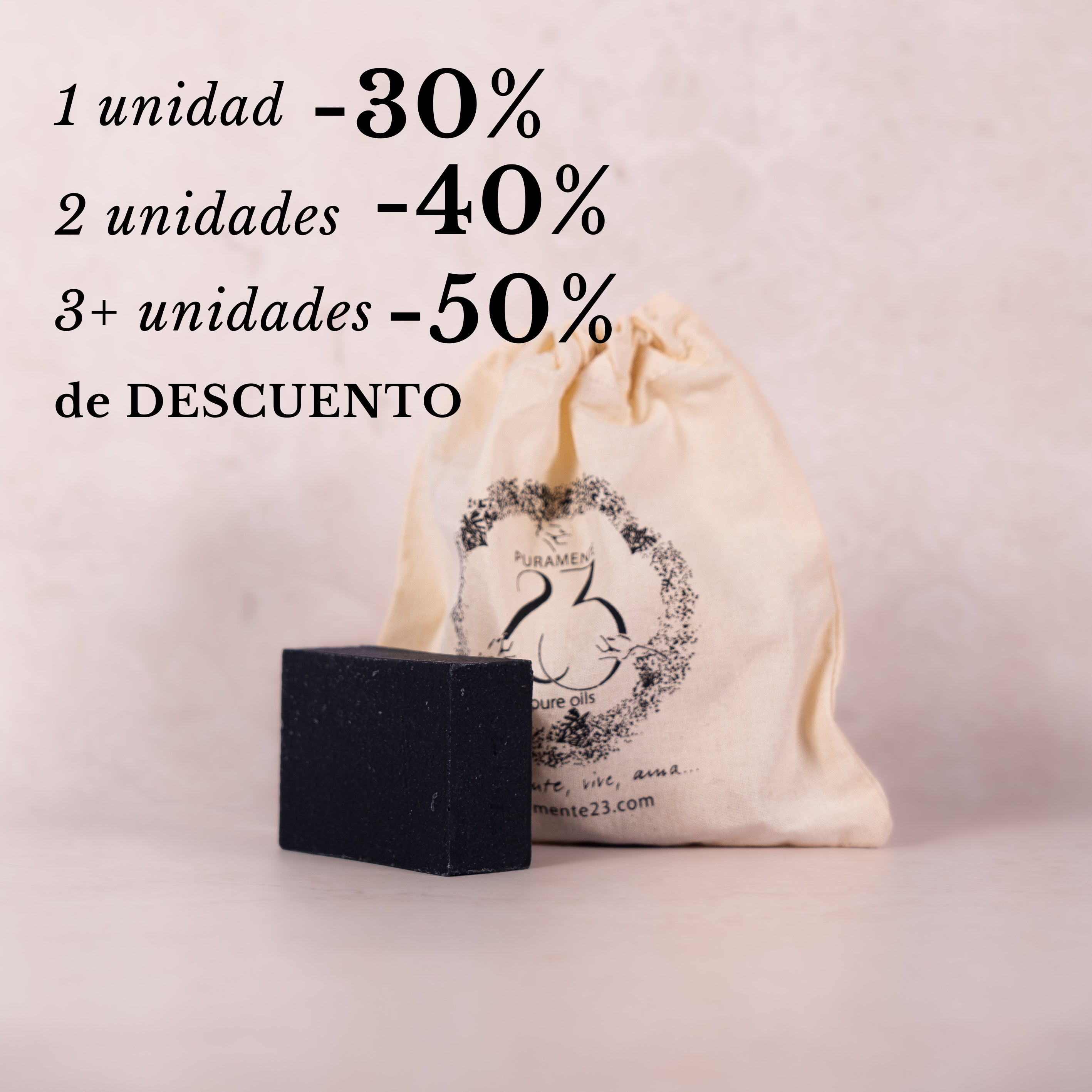 Jabón Artesanal de Carbón Activado