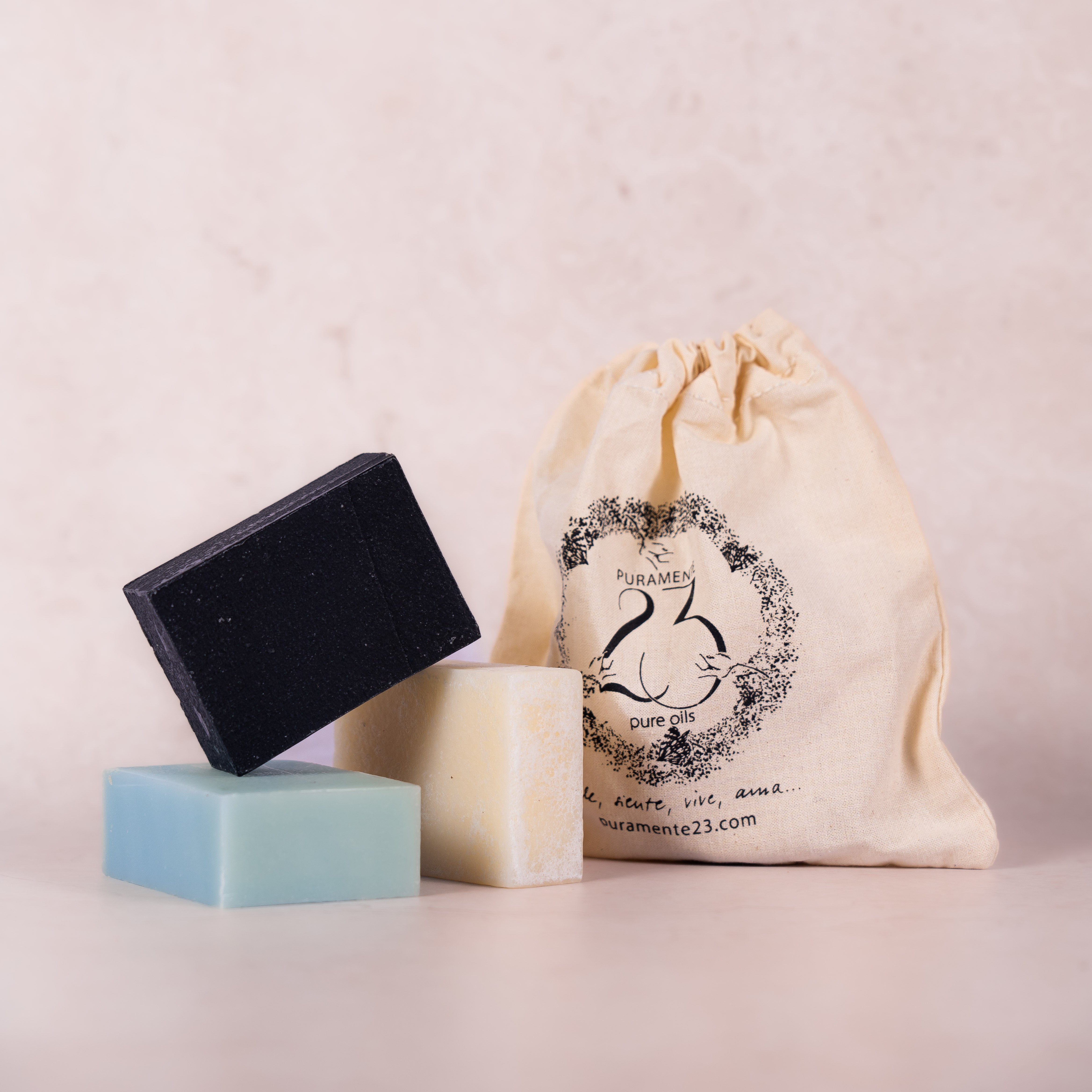 Pack corporal Para las Protectoras con jabones artesanales de Puramente23
